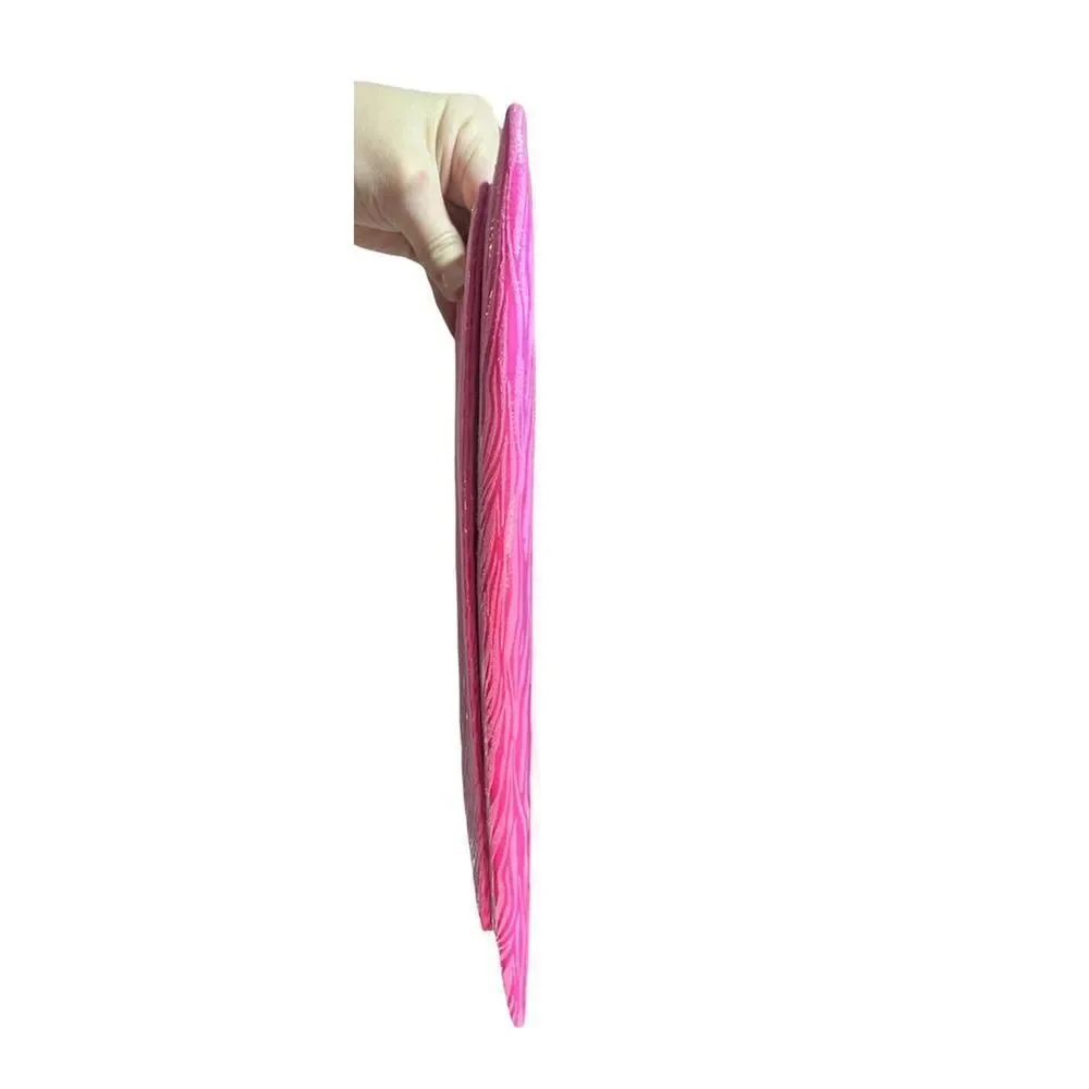 Fatto a Mano By Carlos Falchi Hot Pink Clutch Purse Shoulder Hand Bag Barbiecore